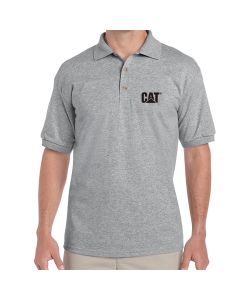 Camisa Polo Masculina Cinza Mescla CAT