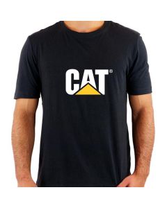 Camiseta Masculina Básica Preta CAT-Confecção - P