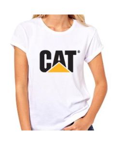 Camiseta Feminina Básica Branca CAT-Confecção - P