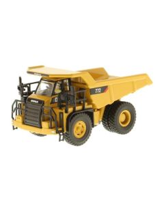 MINIATURA CAMINHÃO FORA DE ESTRADA 772 CATERPILLAR - AMARELA